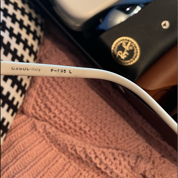 LAURA BIAGIOTTI Rare VINTAGE square oversized pearl flat top sunglasses *Lens* - Picture 4 of 16